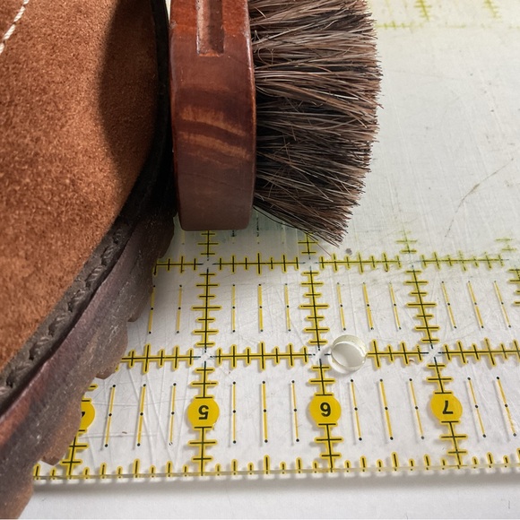 Frye Will Suede Lug Boots 11 M USA Made Rough Out - Picture 12 of 16